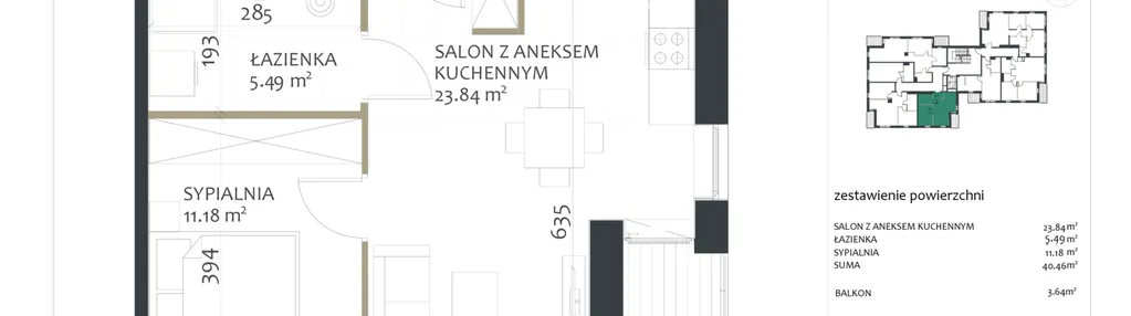 Mieszkanie w inwestycji: Sosnovia