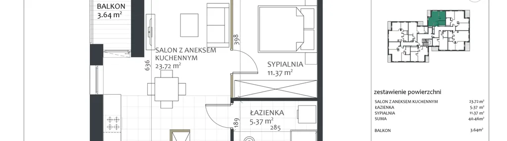 Mieszkanie w inwestycji: Sosnovia