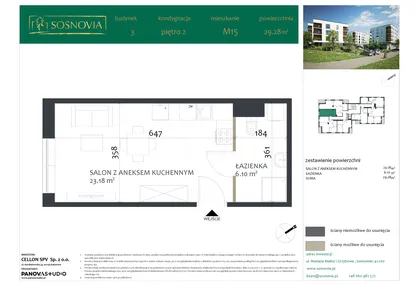 Mieszkanie w inwestycji: Sosnovia