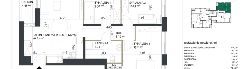 Mieszkanie w inwestycji: Sosnovia