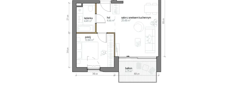 Mieszkanie w inwestycji: Kopernika 71