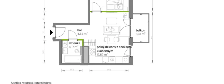 Mieszkanie w inwestycji: Ptasia Vita