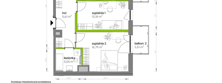 Mieszkanie w inwestycji: Ptasia Vita