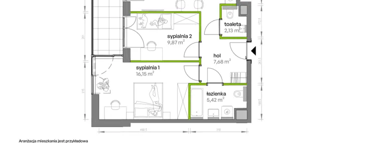Mieszkanie w inwestycji: Ptasia Vita