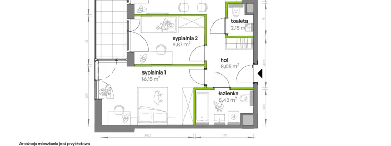 Mieszkanie w inwestycji: Ptasia Vita