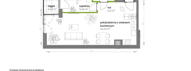 Mieszkanie w inwestycji: Ptasia Vita
