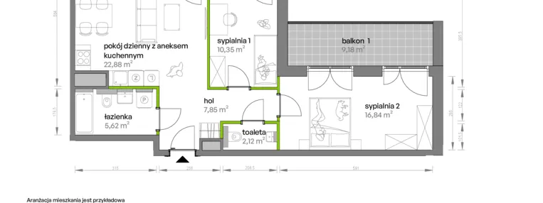 Mieszkanie w inwestycji: Ptasia Vita