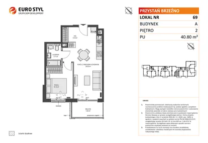 Mieszkanie w inwestycji: Przystań Brzeźno