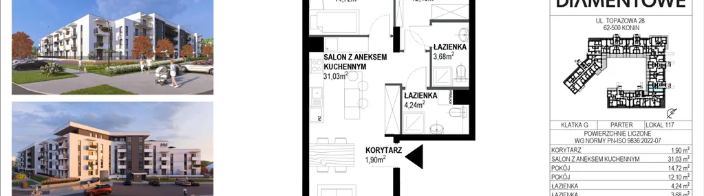 Mieszkanie w inwestycji: Nove Diamentowe