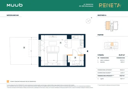Mieszkanie w inwestycji: Reneta