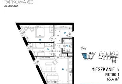 Mieszkanie w inwestycji: Parkowa 6AC - ETAP III