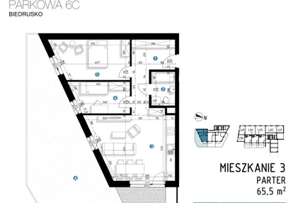 Mieszkanie w inwestycji: Parkowa 6AC - ETAP III