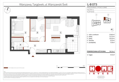 Mieszkanie w inwestycji: Warszawski Świt etap XII