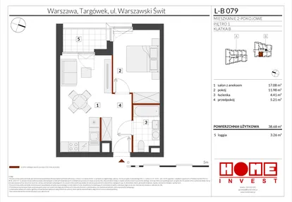 Mieszkanie w inwestycji: Warszawski Świt etap XII