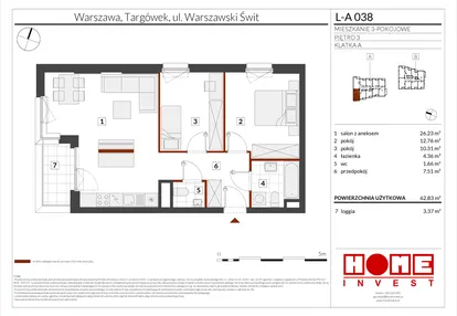 Mieszkanie w inwestycji: Warszawski Świt etap XII