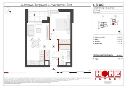 Mieszkanie w inwestycji: Warszawski Świt etap XII