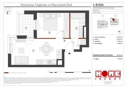 Mieszkanie w inwestycji: Warszawski Świt etap XII