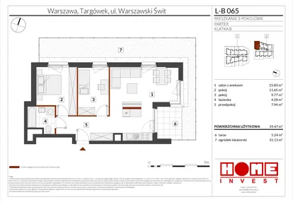 Mieszkanie w inwestycji: Warszawski Świt etap XII