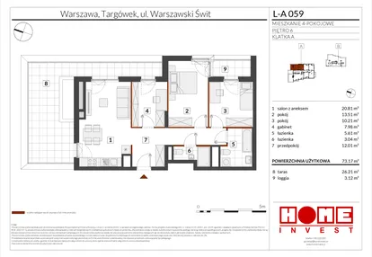 Mieszkanie w inwestycji: Warszawski Świt etap XII