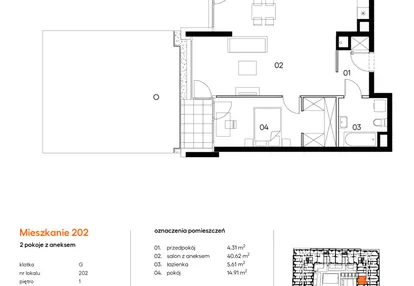 Mieszkanie w inwestycji: Miasto Polskich Mistrzów Olimpijskich II