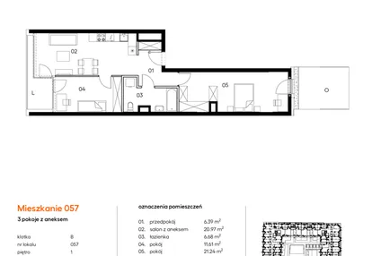Mieszkanie w inwestycji: Miasto Polskich Mistrzów Olimpijskich II