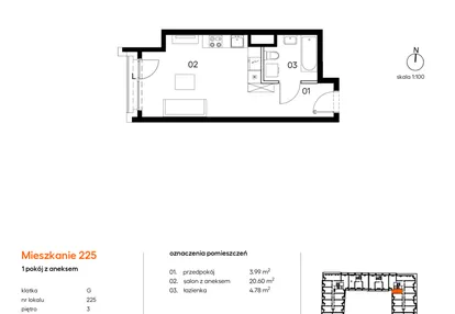 Mieszkanie w inwestycji: Miasto Polskich Mistrzów Olimpijskich II
