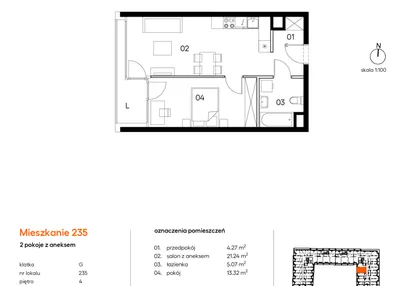 Mieszkanie w inwestycji: Miasto Polskich Mistrzów Olimpijskich II