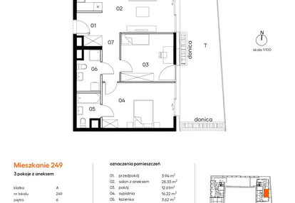 Mieszkanie w inwestycji: Miasto Polskich Mistrzów Olimpijskich II