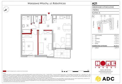 Mieszkanie w inwestycji: Zakątek Włochy