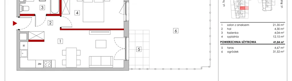 Mieszkanie w inwestycji: Zakątek Włochy