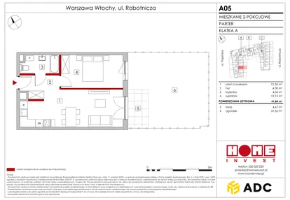 Mieszkanie w inwestycji: Zakątek Włochy