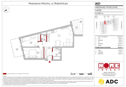 Mieszkanie w inwestycji: Zakątek Włochy