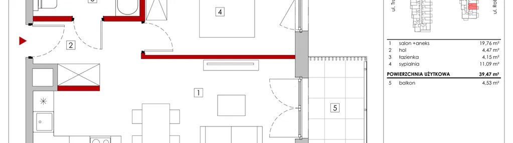 Mieszkanie w inwestycji: Zakątek Włochy