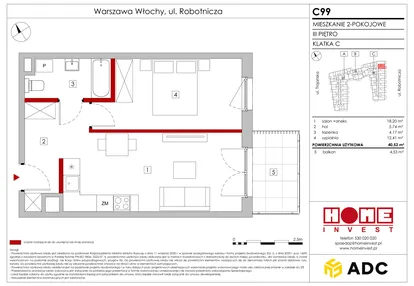 Mieszkanie w inwestycji: Zakątek Włochy