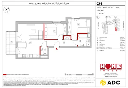 Mieszkanie w inwestycji: Zakątek Włochy