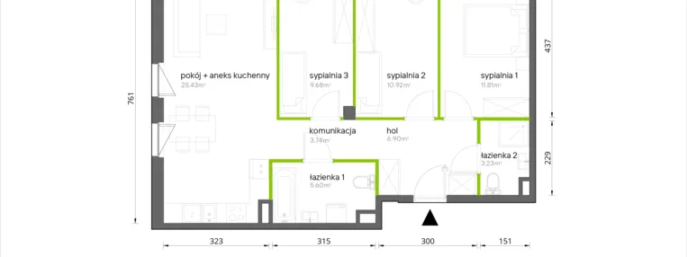 Mieszkanie w inwestycji: Aroniowa Vita