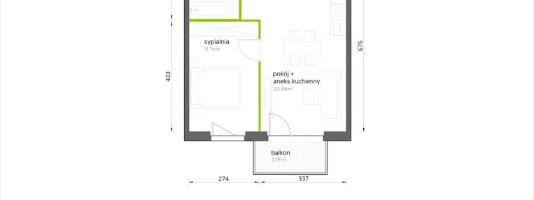 Mieszkanie w inwestycji: Aroniowa Vita