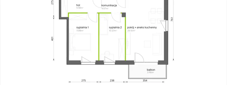 Mieszkanie w inwestycji: Aroniowa Vita