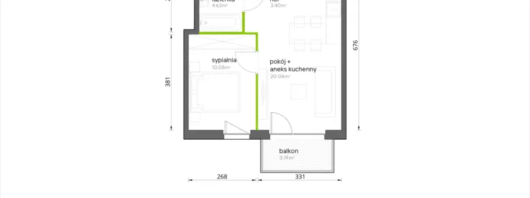 Mieszkanie w inwestycji: Aroniowa Vita