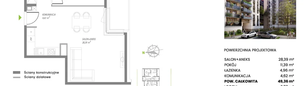 Mieszkanie w inwestycji: Piekarska Park