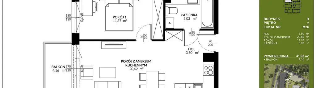 Mieszkanie w inwestycji: Triton Kampinos III