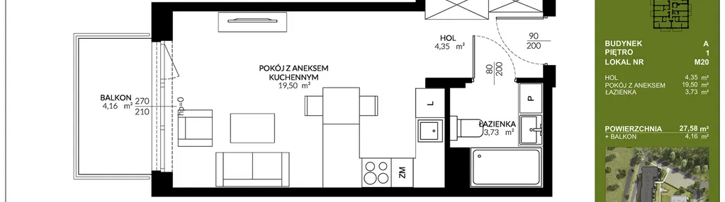 Mieszkanie w inwestycji: Triton Kampinos III