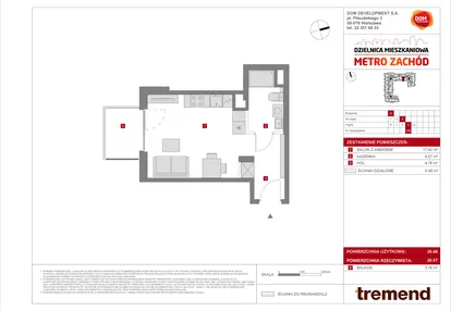 Mieszkanie w inwestycji: Dzielnica Mieszkaniowa Metro Zachód - etap 8.2
