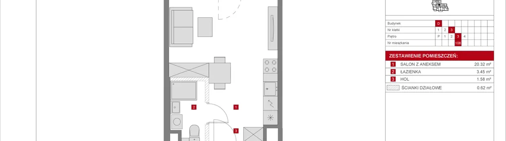 Mieszkanie w inwestycji: Dzielnica Mieszkaniowa Metro Zachód - etap 8.2