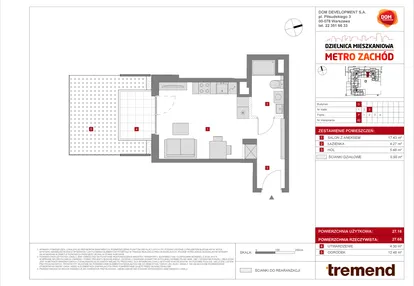 Mieszkanie w inwestycji: Dzielnica Mieszkaniowa Metro Zachód - etap 8.2