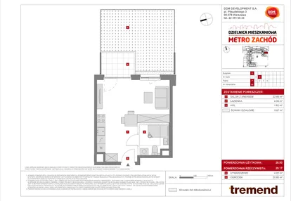 Mieszkanie w inwestycji: Dzielnica Mieszkaniowa Metro Zachód - etap 8.2