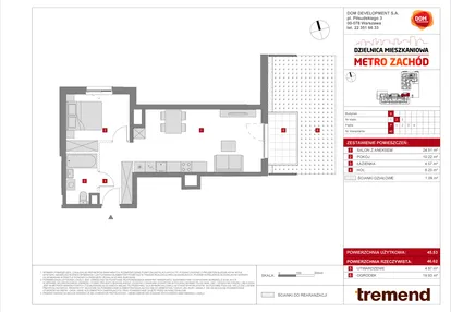 Mieszkanie w inwestycji: Dzielnica Mieszkaniowa Metro Zachód - etap 8.2