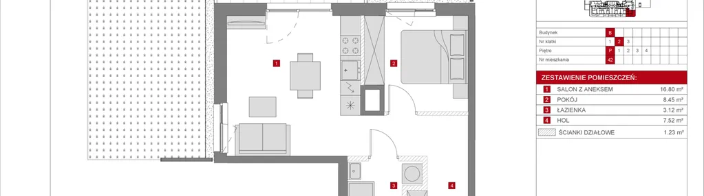 Mieszkanie w inwestycji: Dzielnica Mieszkaniowa Metro Zachód - etap 8.2