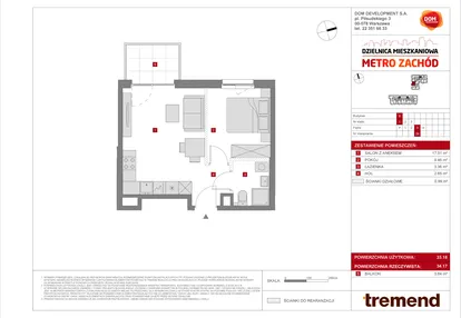 Mieszkanie w inwestycji: Dzielnica Mieszkaniowa Metro Zachód - etap 8.2