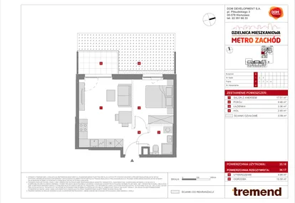 Mieszkanie w inwestycji: Dzielnica Mieszkaniowa Metro Zachód - etap 8.2